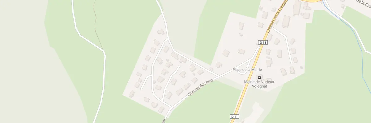 Plan du 9 Lot les Pins à Nurieux-Volognat