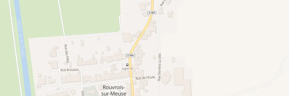 Plan du 20 Rue Principale à Rouvrois-sur-Meuse