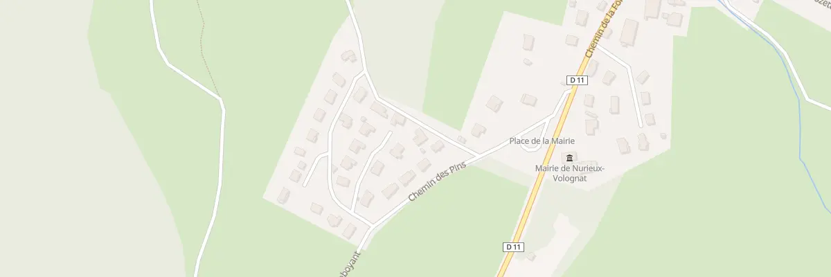 Plan du 8 Lot les Pins à Nurieux-Volognat