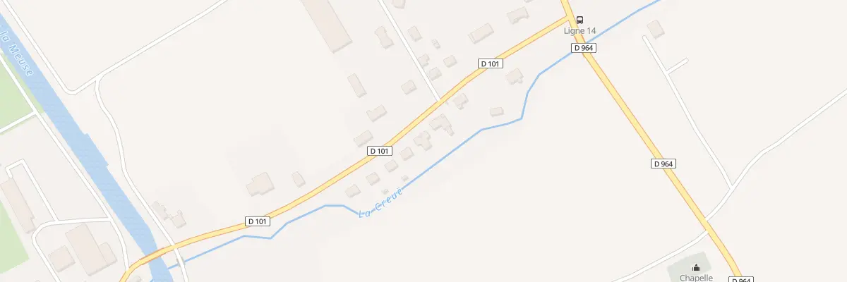 Plan du 8B Rue Entre les Moulins à Maizey