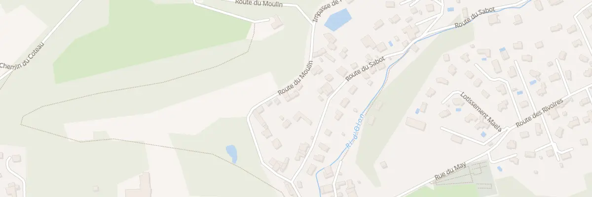 Plan du 5136 Rte du Moulin à Vourey
