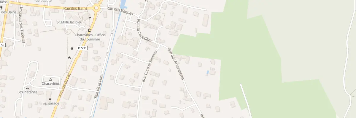 Plan du 55 Rue des Arrondières à Charavines