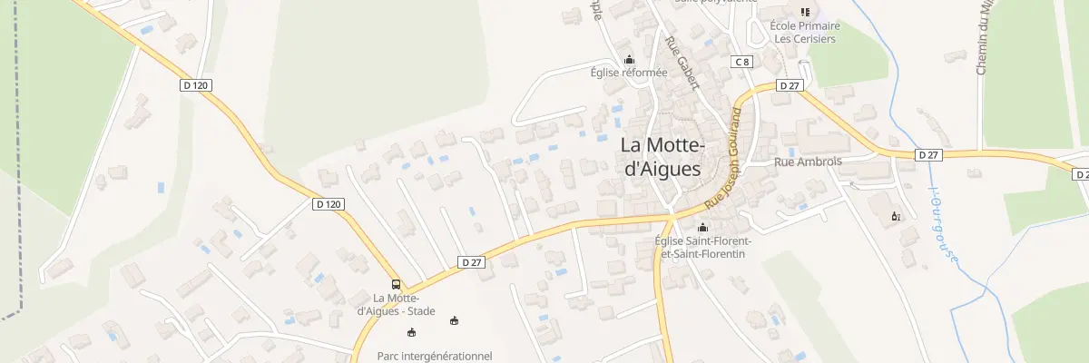 Plan du 6682F Rue Adrien Genty à La Motte-d’Aigues