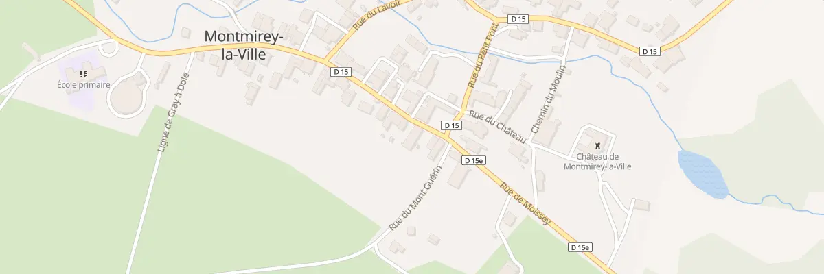 Plan du 3 Rue Alexis Millardet à Montmirey-la-Ville