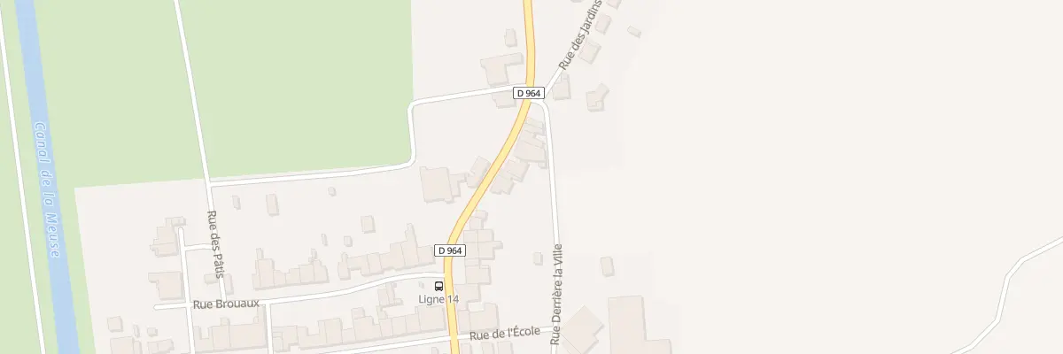Plan du 28 Rue Principale à Rouvrois-sur-Meuse