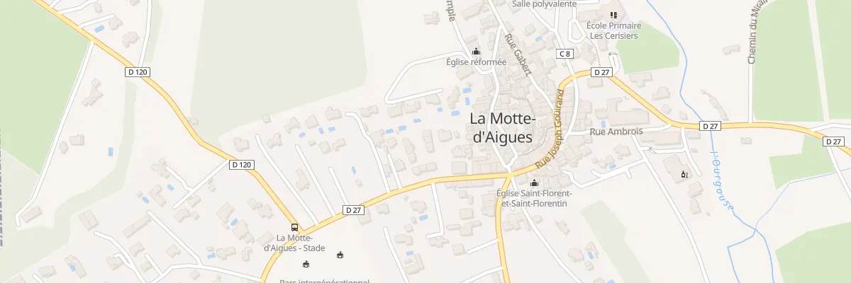 Plan du 6676F Rue Adrien Genty à La Motte-d’Aigues