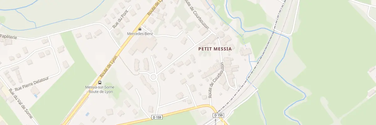 Plan du 99 Rue du Petit Dresia à Messia-sur-Sorne
