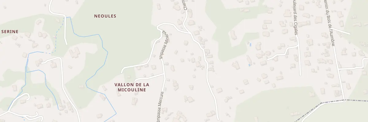 Plan du 5115F Che du Vallon de la Micouline à Marseille 11e Arrondissement