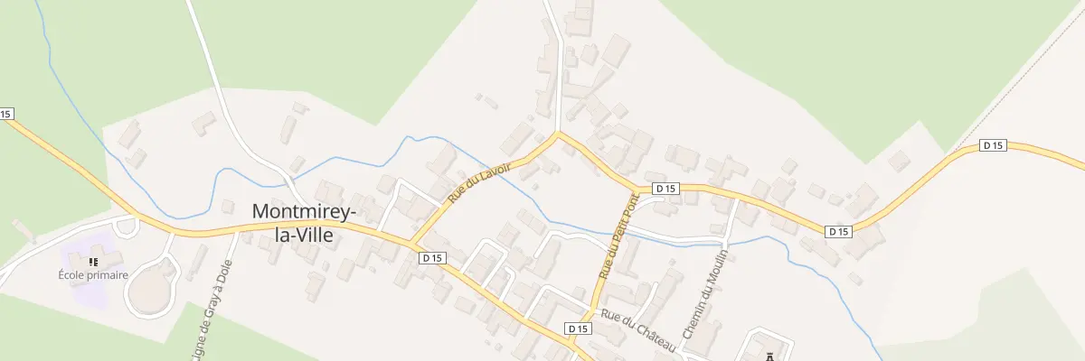 Plan du 6 Rue du Lavoir à Montmirey-la-Ville
