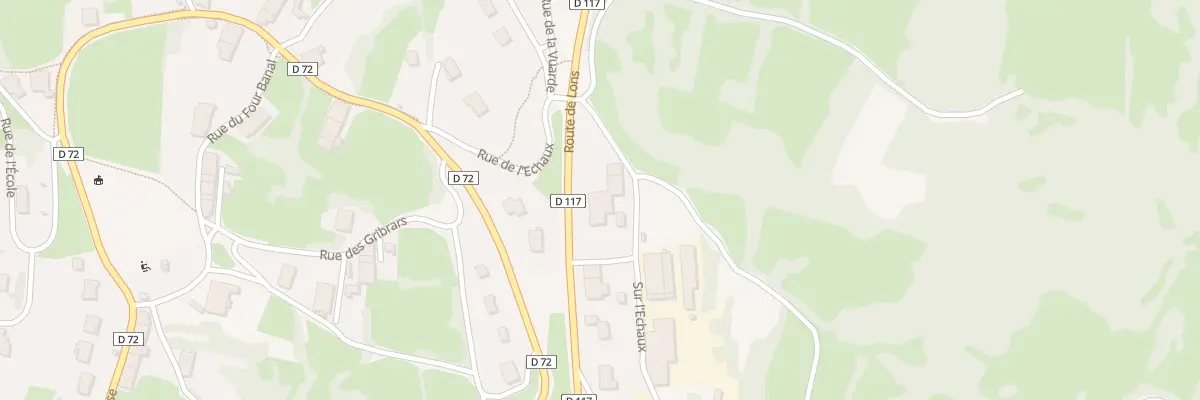Plan du 16 Rte de Lons à La Chailleuse