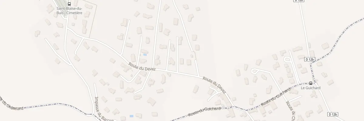 Plan du 5172 Le Devez à Saint-Blaise-du-Buis