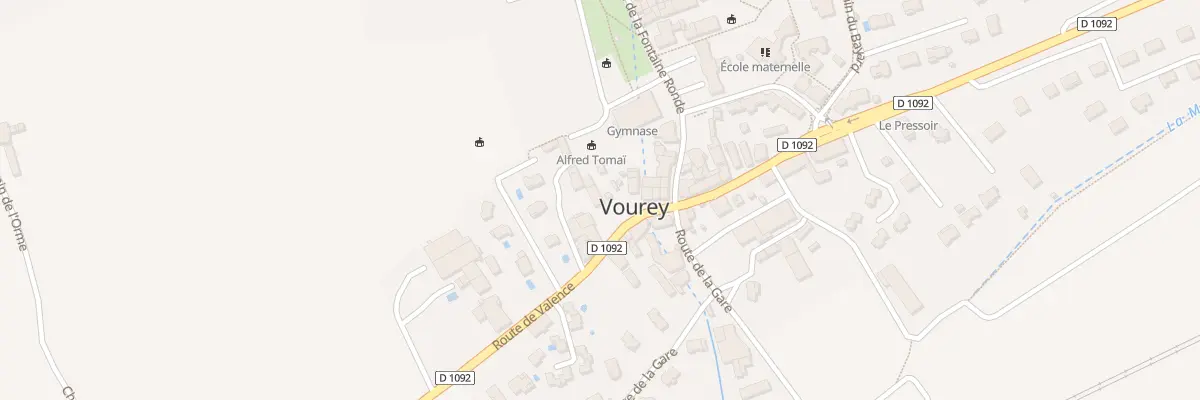 Plan du 50 Rte de Valence à Vourey