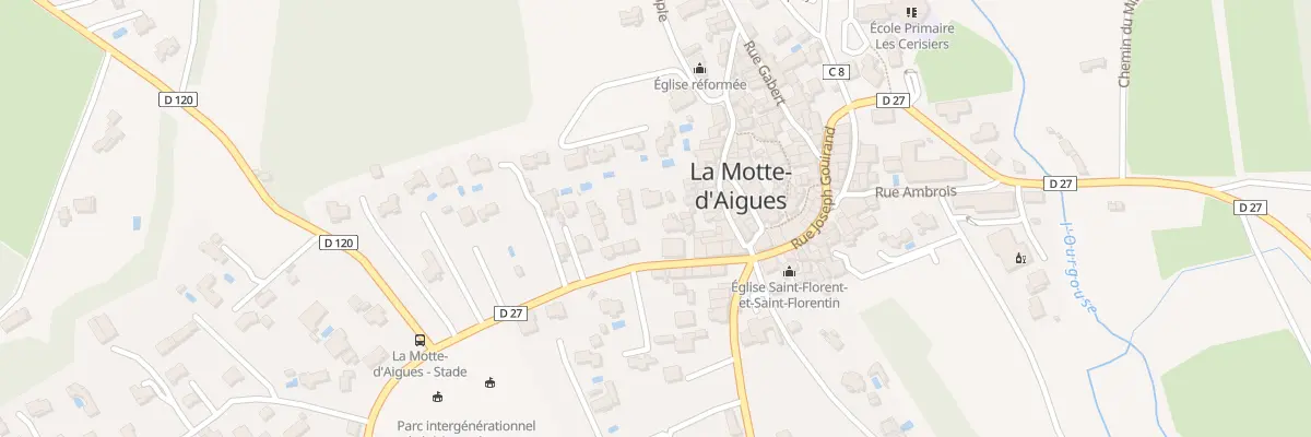 Plan du 6668F Rue Adrien Genty à La Motte-d’Aigues