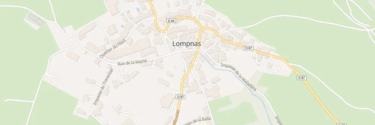 Plan du 90 Rte de Seillonnaz à Lompnas