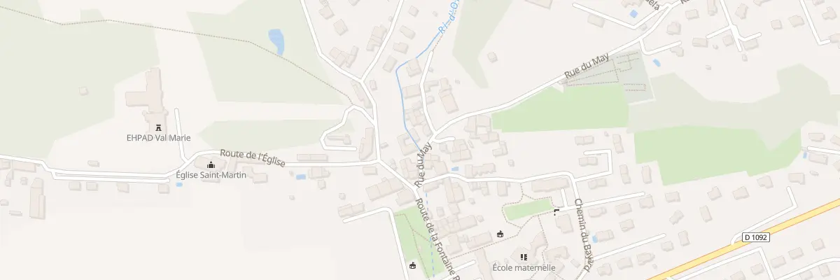 Plan du 85 Rte du May à Vourey