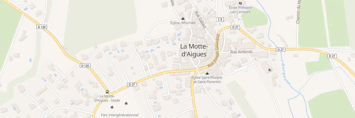Plan du 5476F Rue Ravel à La Motte-d’Aigues