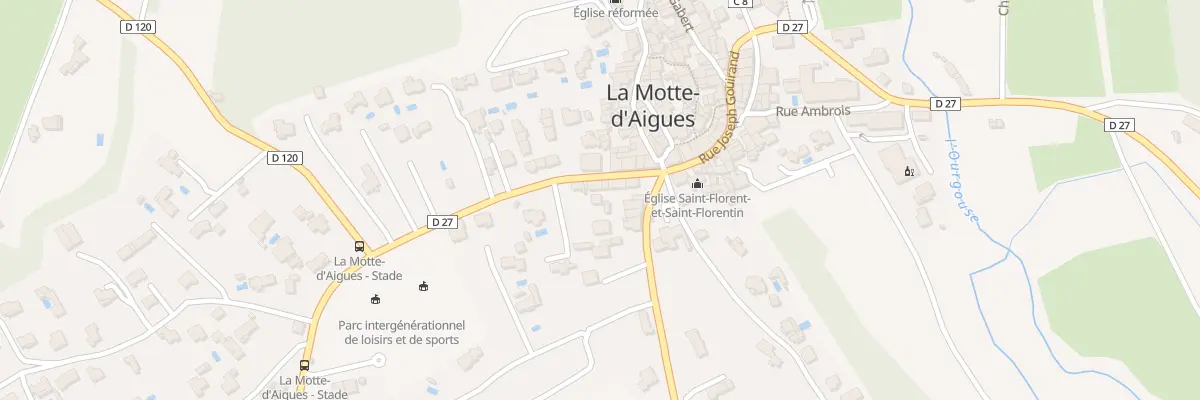 Plan du 5095 Le Village à La Motte-d’Aigues