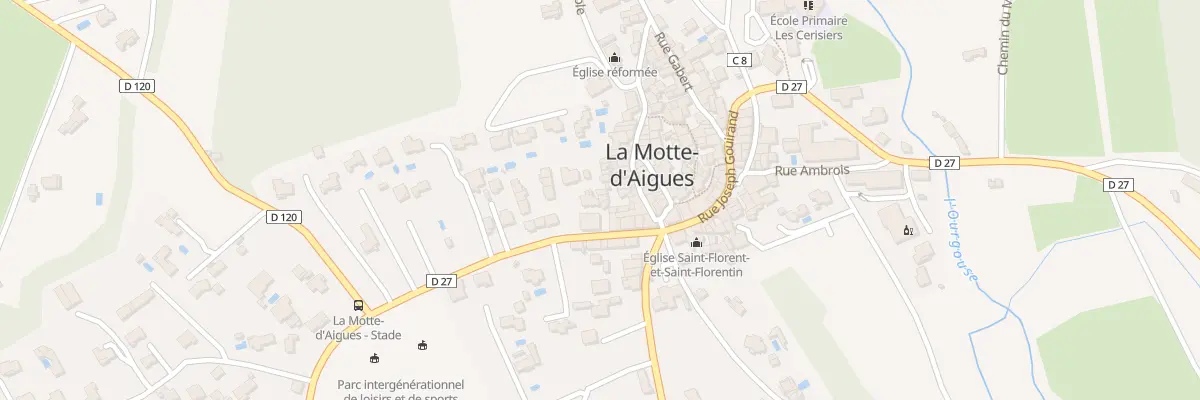 Plan du 5474 Rue Ravel à La Motte-d’Aigues