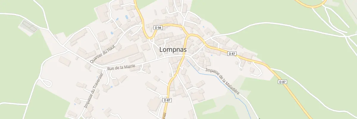Plan du 75 Rte de Seillonnaz à Lompnas