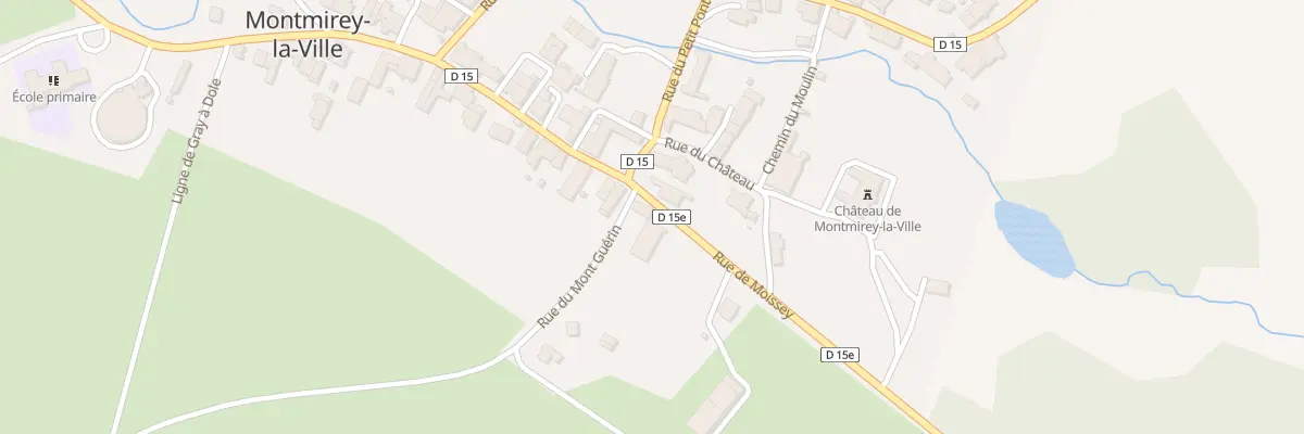 Plan du 2 Rue de Moissey à Montmirey-la-Ville