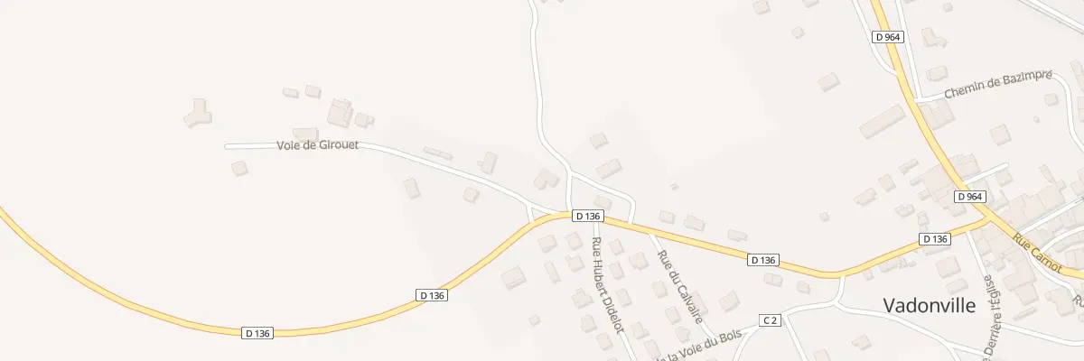 Plan du 1 Voie de Girouet à Vadonville