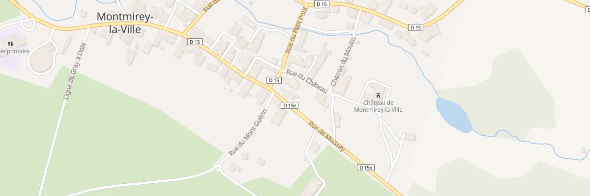 Plan du 1 Rue de Moissey à Montmirey-la-Ville