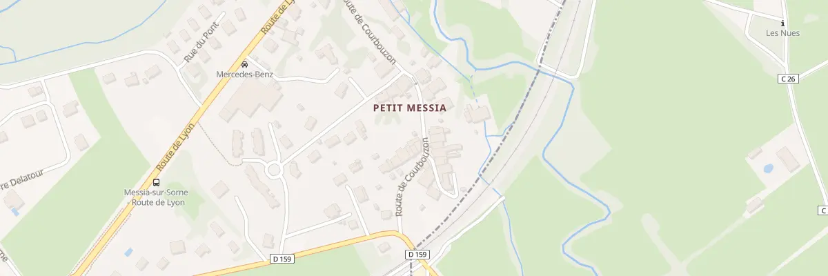 Plan du 236 Rte de Courbouzon à Messia-sur-Sorne