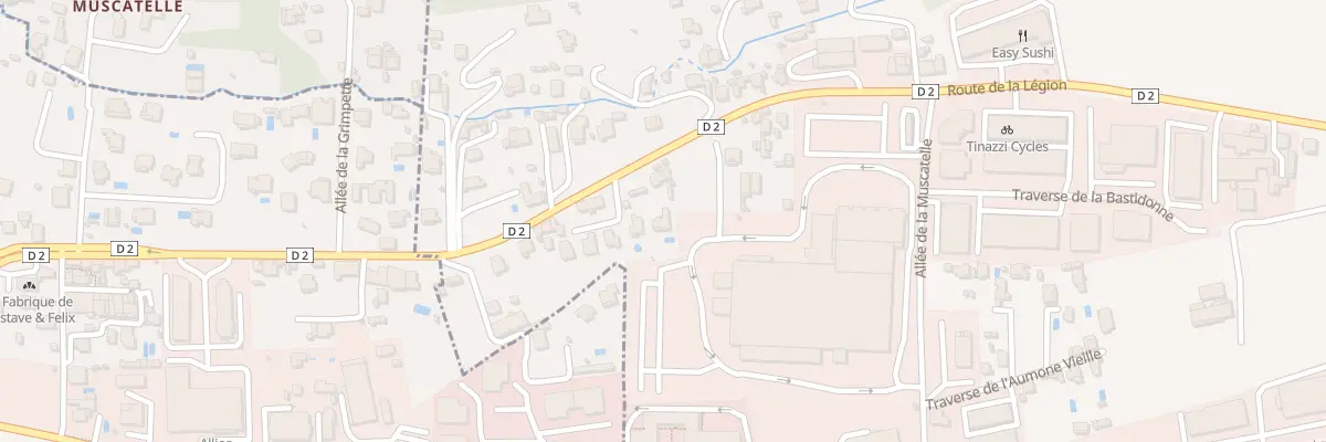 Plan du 5077X La Muscatelle à Aubagne