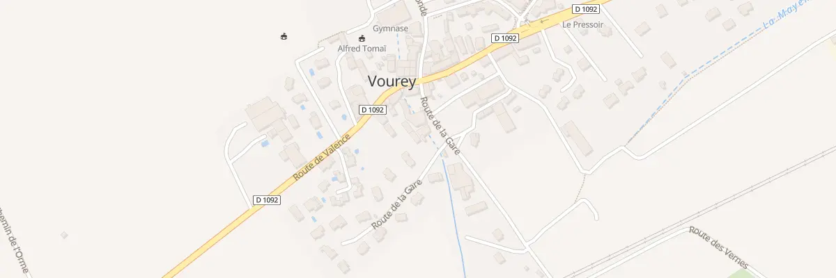 Plan du 5213 Rte de la Gare à Vourey