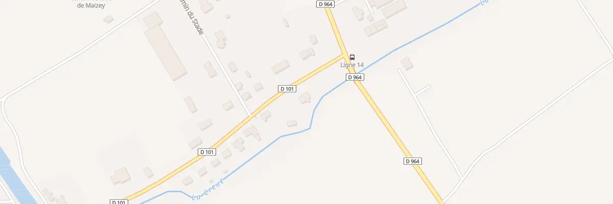 Plan du 12 Rue Entre les Moulins à Maizey