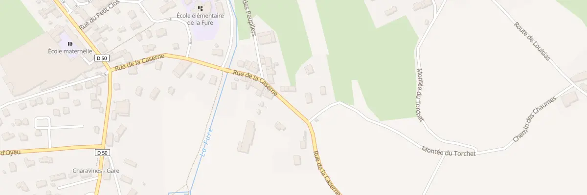 Plan du 325 Rue de la Caserne à Charavines