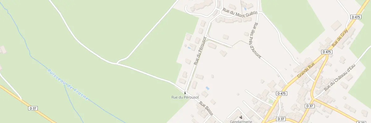 Plan du 5 Rue du Pérousot à Moissey