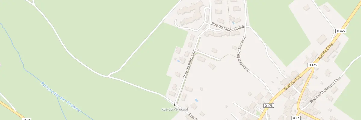 Plan du 9 Rue du Pérousot à Moissey