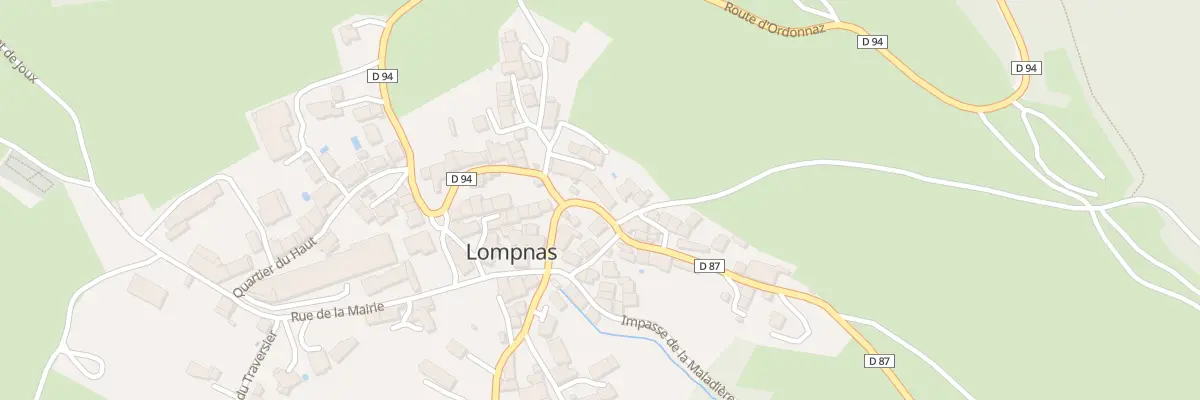 Plan du 5019 Le Village à Lompnas