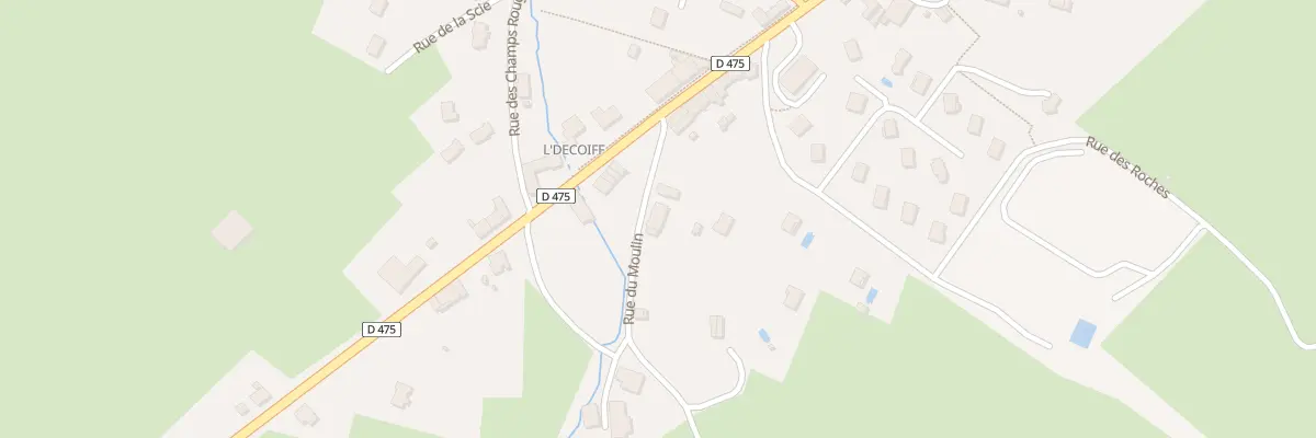 Plan du 1 Rue du Moulin à Moissey
