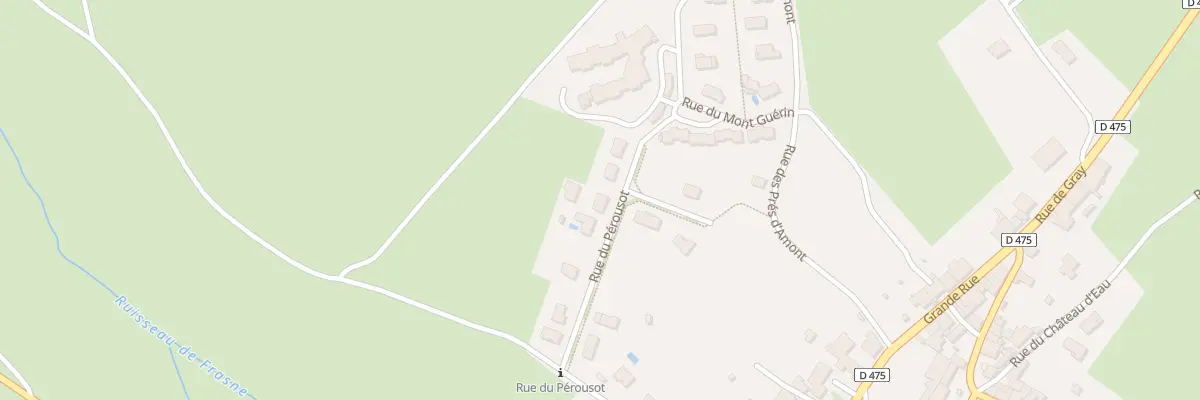 Plan du 11 Rue du Pérousot à Moissey