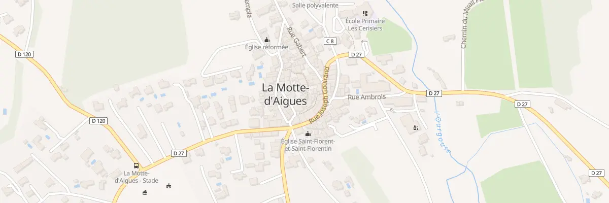 Plan du 5083 Le Village à La Motte-d’Aigues