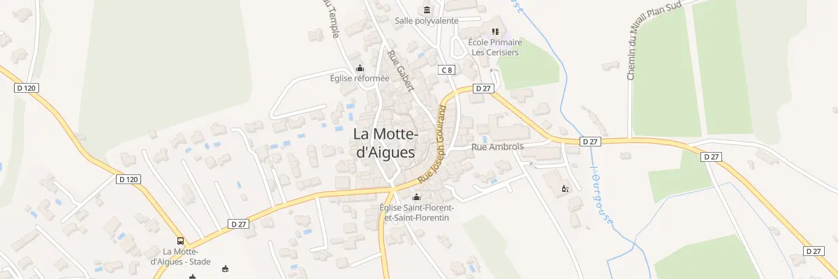 Plan du 5026F Rue Jaubert Appolinaire à La Motte-d’Aigues