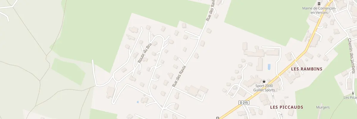 Plan du 297 Rue des Ravix à Corrençon-en-Vercors