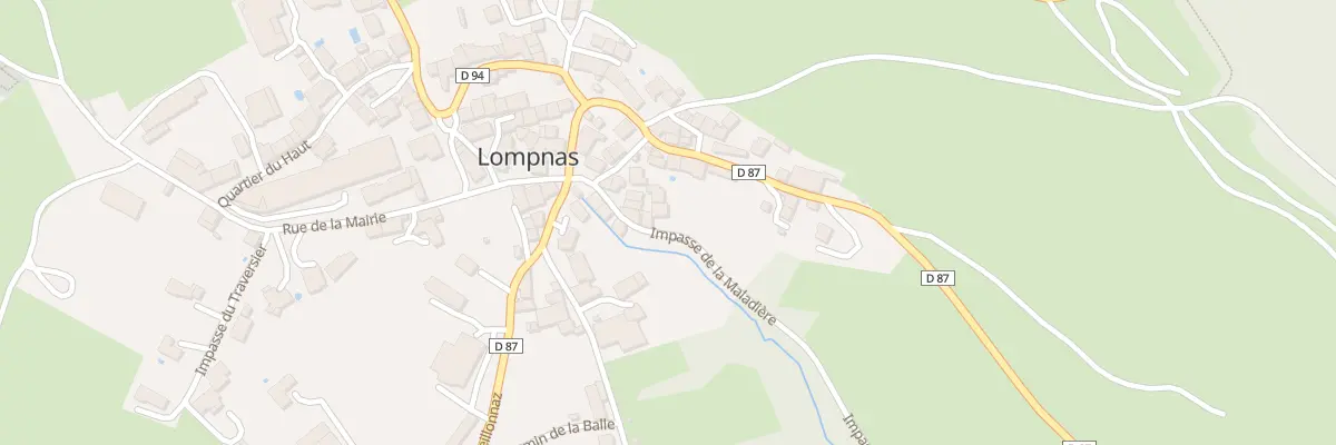Plan du 45 Imp de la Maladière à Lompnas