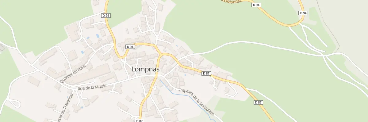 Plan du 8 Mte de la Brossette à Lompnas