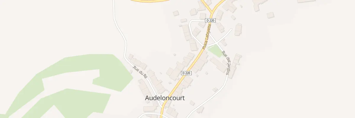 Plan du 6 Rue de la Garenne à Audeloncourt