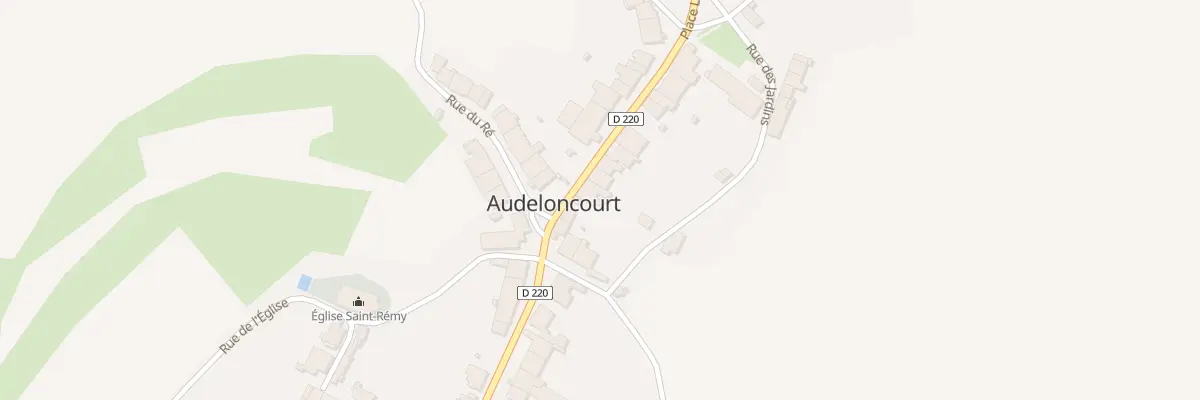 Plan du 17 Rue de la Garenne à Audeloncourt