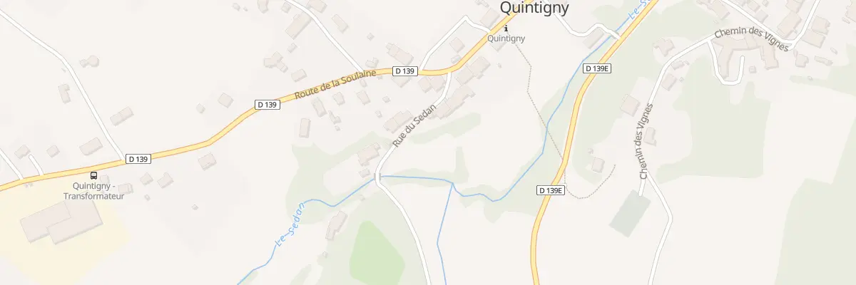 Plan du 35 Rue du Sedan à Quintigny