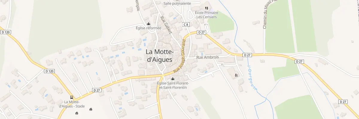 Plan du 5085 Le Village à La Motte-d’Aigues