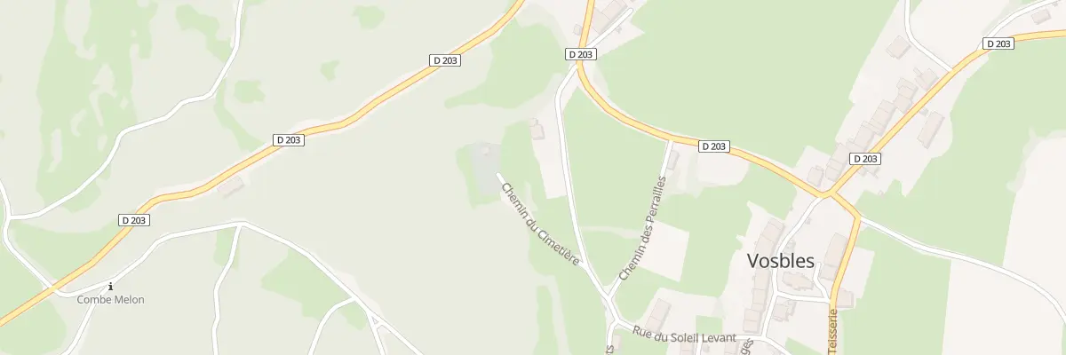 Plan du 38 Che de la Lièvre à Vosbles-Valfin