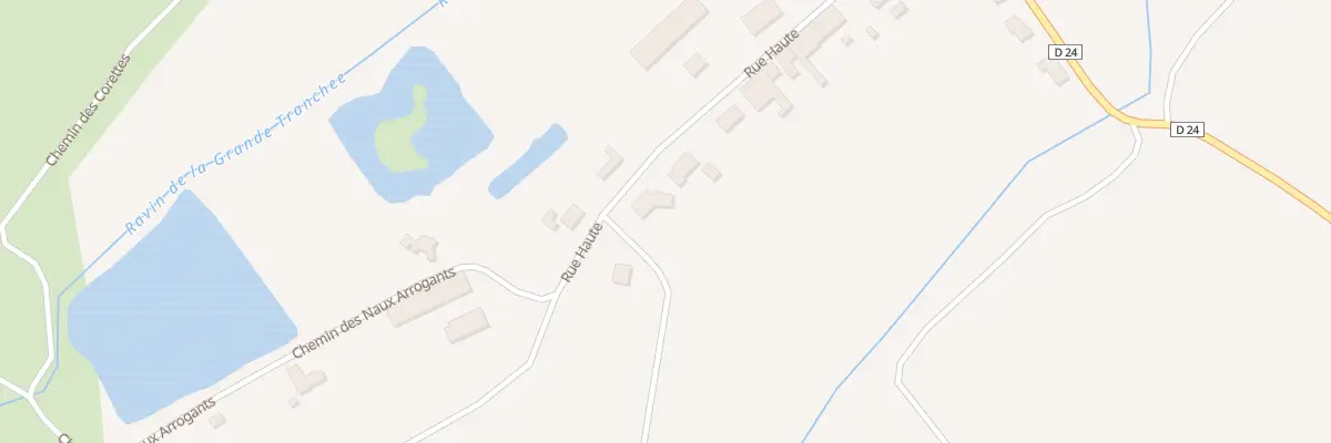 Plan du 29 Rue Haute à Châtillon-sous-les-Côtes