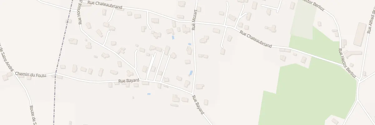 Plan du 9 Rue MOZART à Saint-André-le-Gaz
