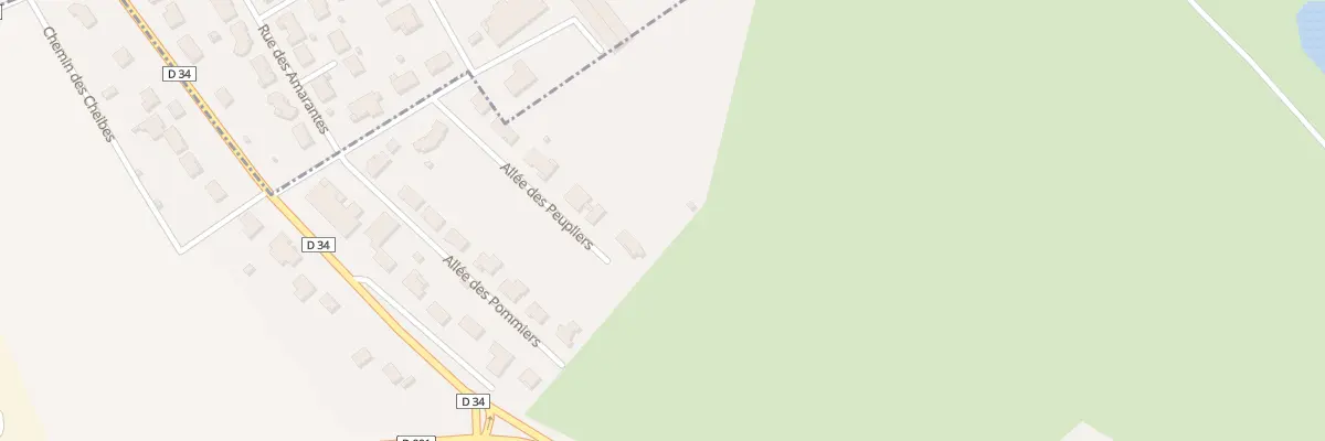 Plan du 11 All des Peupliers à Chauvoncourt