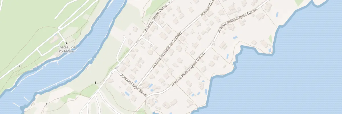 Plan du 33 Av Bailli de Suffren à Cassis